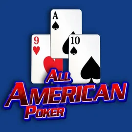 All American Poker slot icon by RTG (Reel Time Gaming), available at Koning Bet