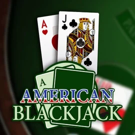 American Blackjack logo – Table Games by Habanero at Koning Bet