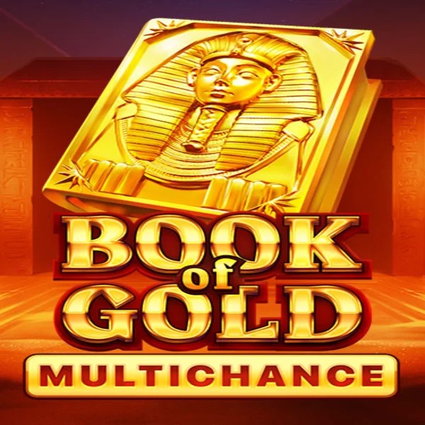 Book of Gold Multichance casino game by Playson – featured logo at Koning Bet