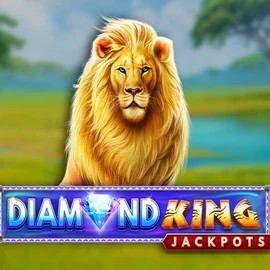 Diamond King Jackpots slot visual from SpinPlay Games available on koningbetscasino.com