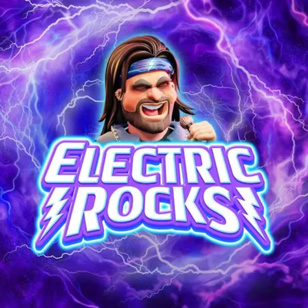 Electric Rocks logo – Slots by Inspired Gaming at Koning Bet