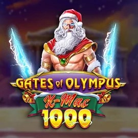Official Slots logo: Gates of Olympus Xmas 1000 by Pragmatic Play at Koning Bet
