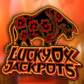 Lucky Ox Jackpots slot logo by Rival at Koning Bet