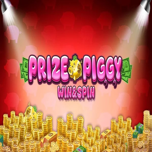 Official Slots logo: Prize Piggy Win & Spin by Inspired Gaming at Koning Bet