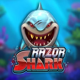 Razor Shark online game logo by Push Gaming on koningbetscasino.com