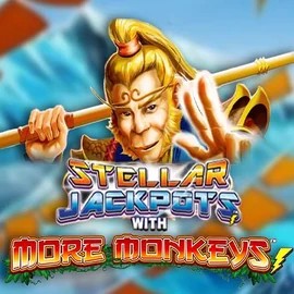 Play the Stellar Jackpots with More Monkeys slot by Lightning Box Game on Koning Bet