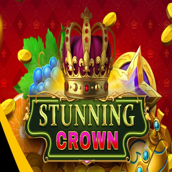 Stunning Crown slot logo by BF Games at Koning Bet