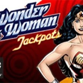 Jackpots logo of Wonder Woman Jackpots from Amaya at Koning Bet